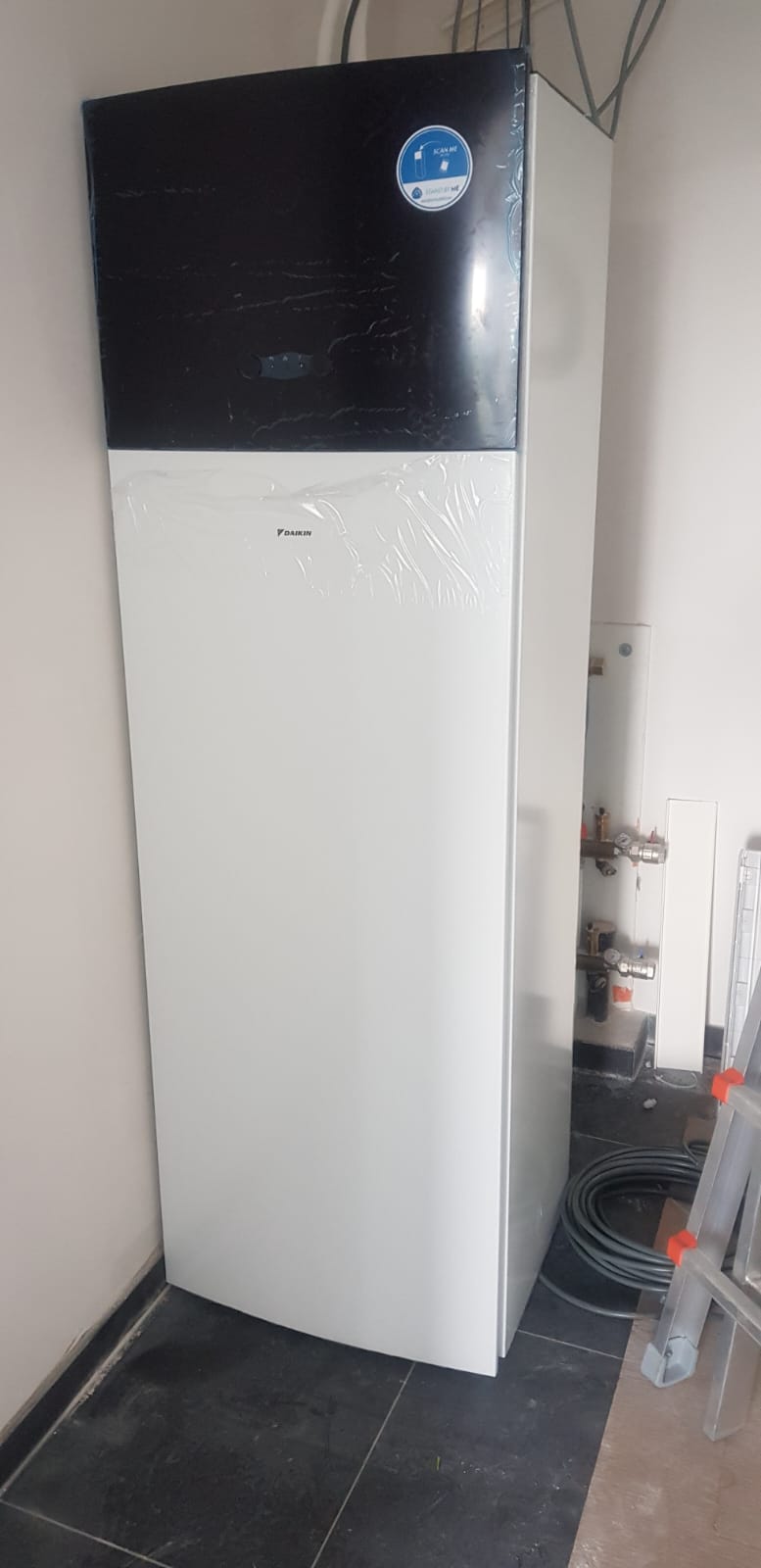 Warmtepomp binnenunit met boiler